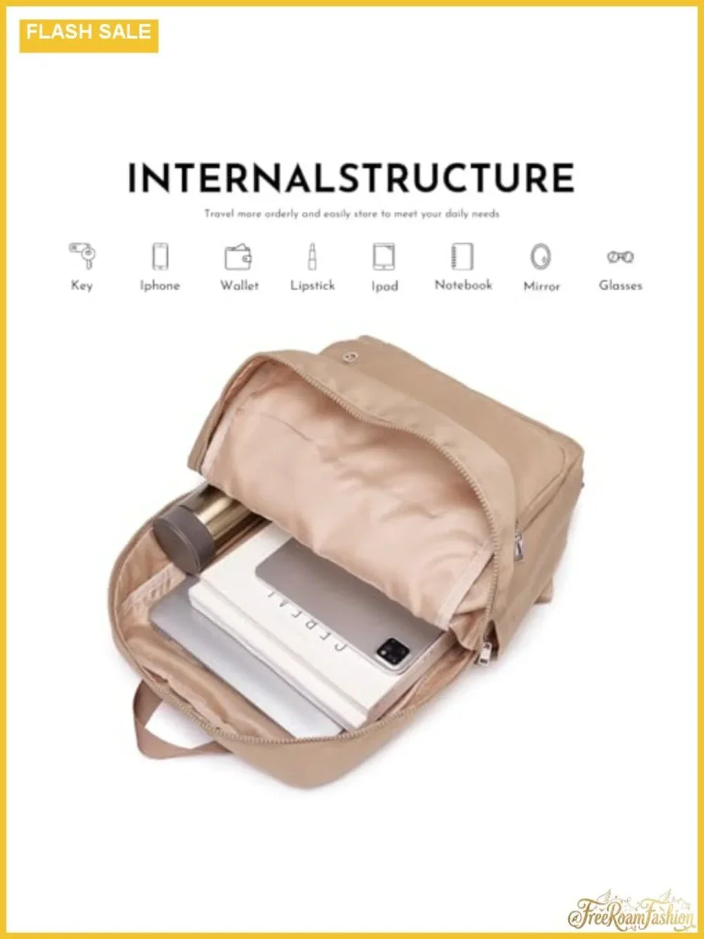Fashion Backpack for Women Lightweight Casual Daypack Travel College Aesthetic